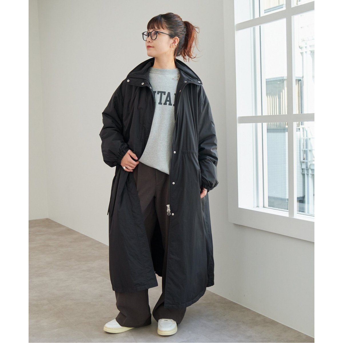 スピックアンドスパン 黒 撥水パディングコート 36 [即日発送可 新品未使用] m59716797432_1.jpg?1734784468