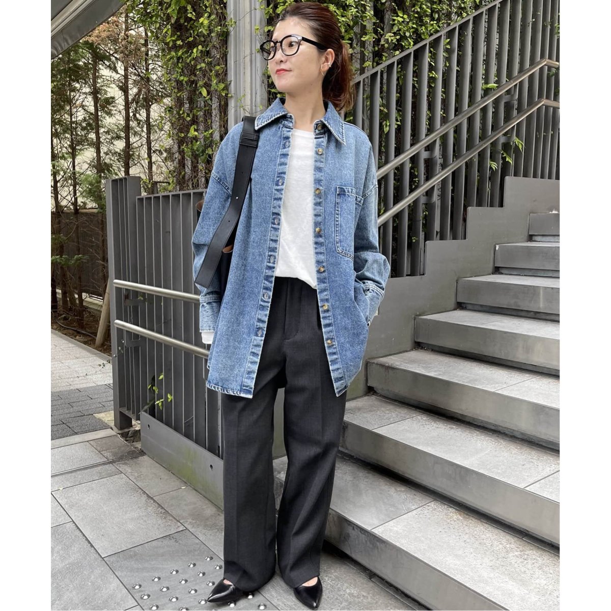 【Spick&Span】ハイブリッドダブルクロスワンタックパンツ ≪追加2≫ハイブリッドダブルクロスワンタックパンツ