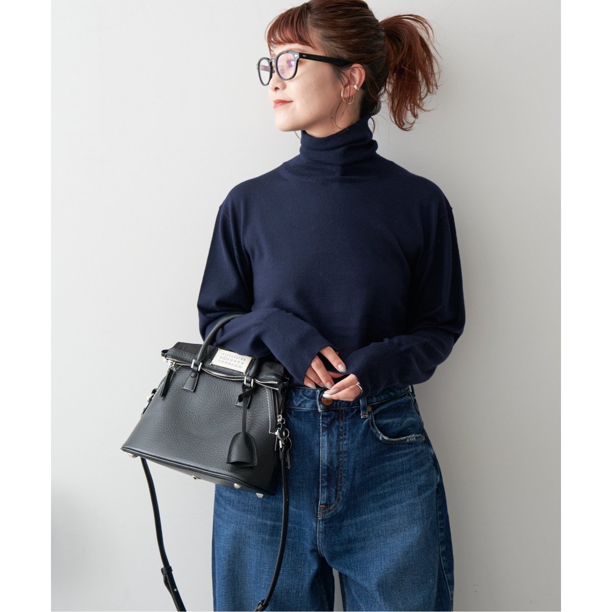 追加》18Gタートルネック プルオーバー | スピック＆スパン(Spick and