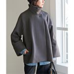 追加》W/Nyモッサステンカラーショートコート | スピック＆スパン  