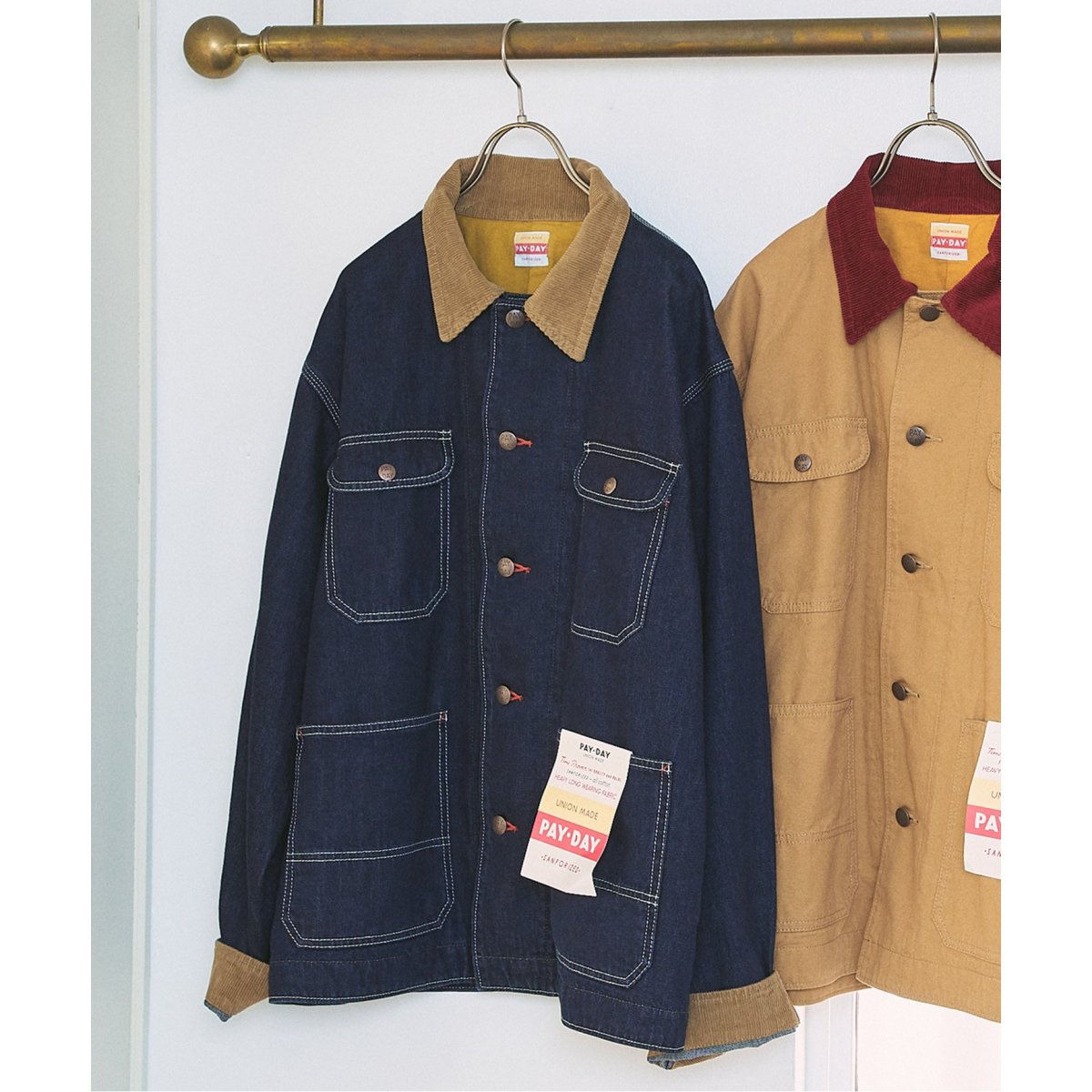 FRAMeWORK ペイデイ PAYDAY 別注ジャケット カバーオール PAYDAY / ペイデイ 別注 メモリアル ジャケット（カバーオール