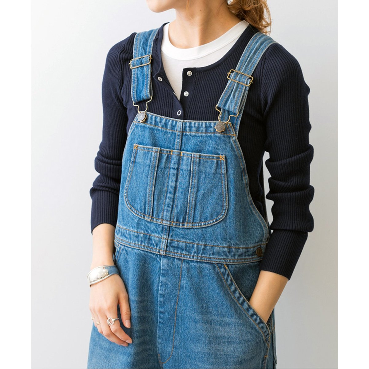FLEN フレンu-neck rib knit リブニットカットソー