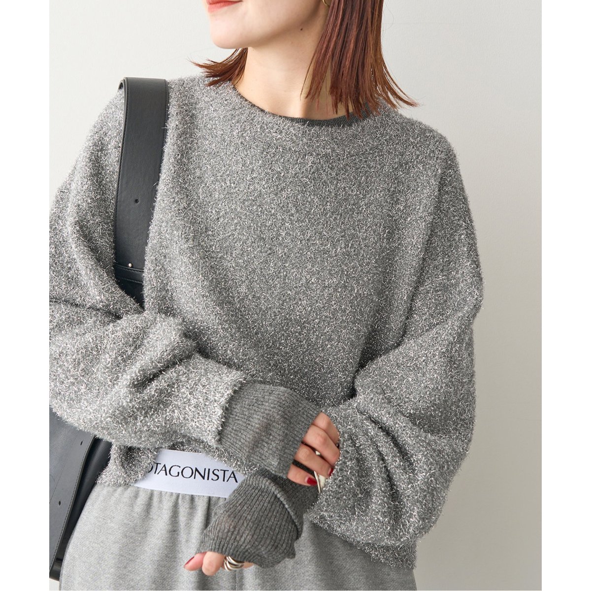 ラメ ショートニット プルオーバー | スピック＆スパン(Spick and Span