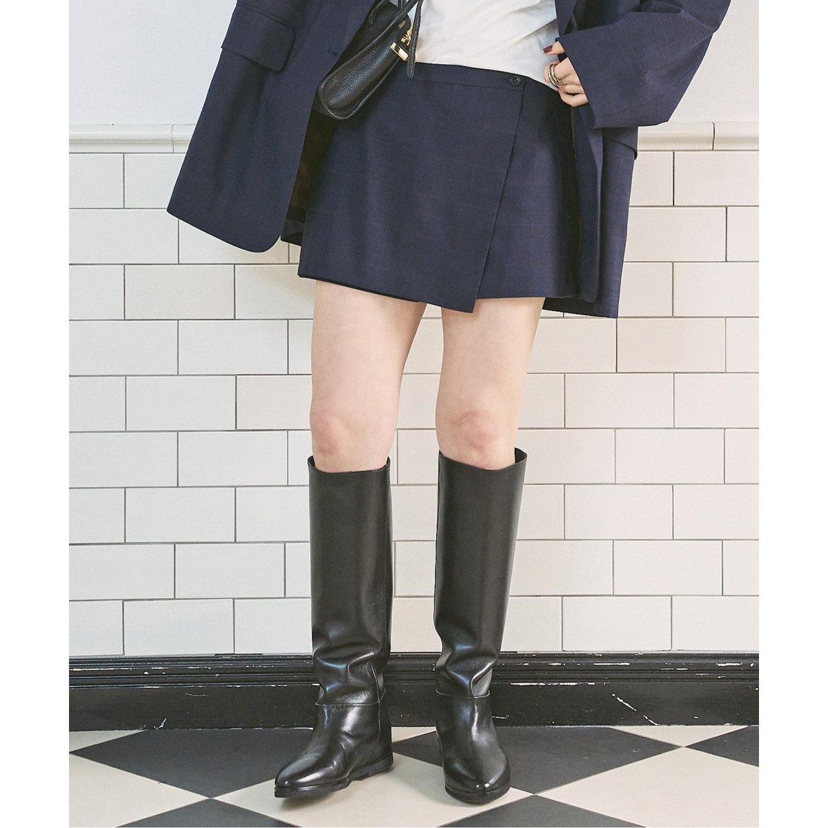 期間限定 セール - 売れ筋ランキングをチェック チェックアシンメトリースコート | スピック＆スパン(Spick and パンツ