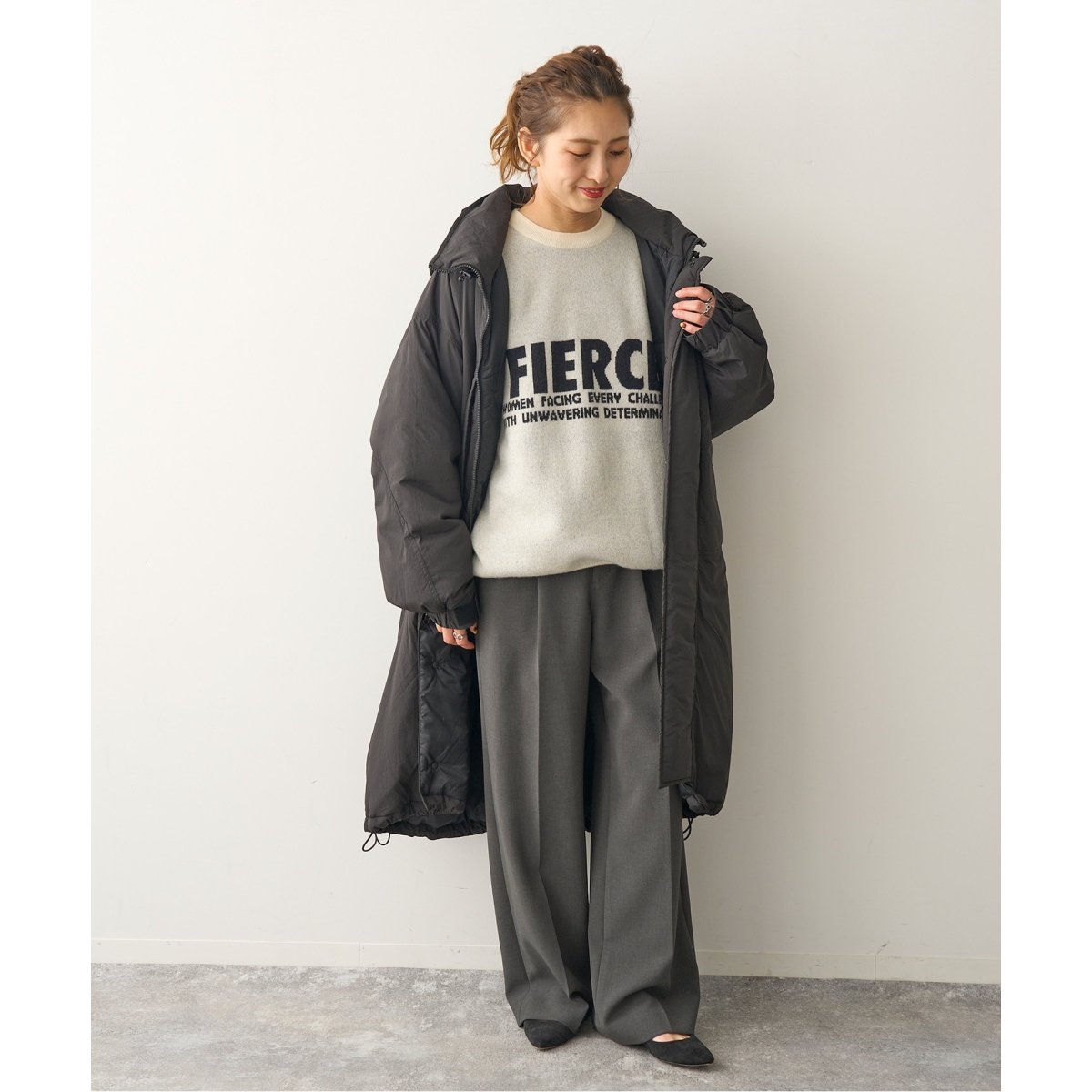 ALPHA / アルファ W MONSTER PARKA TA7202 | スピック＆スパン(Spick