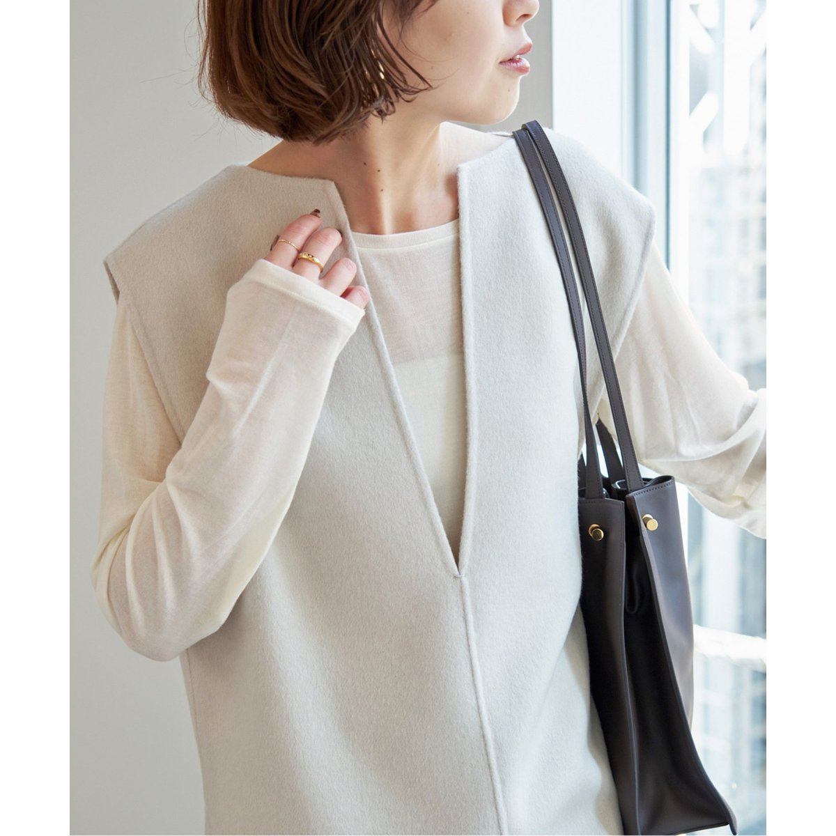 SPICK AND SPAN / スピック アンド スパン 24AW 24070200220040 コンフォートロングスリーブプルオーバー ボーダー 長袖カットソー Spick & Span - 【SPICKANDSPAN】24AW 24070200220040