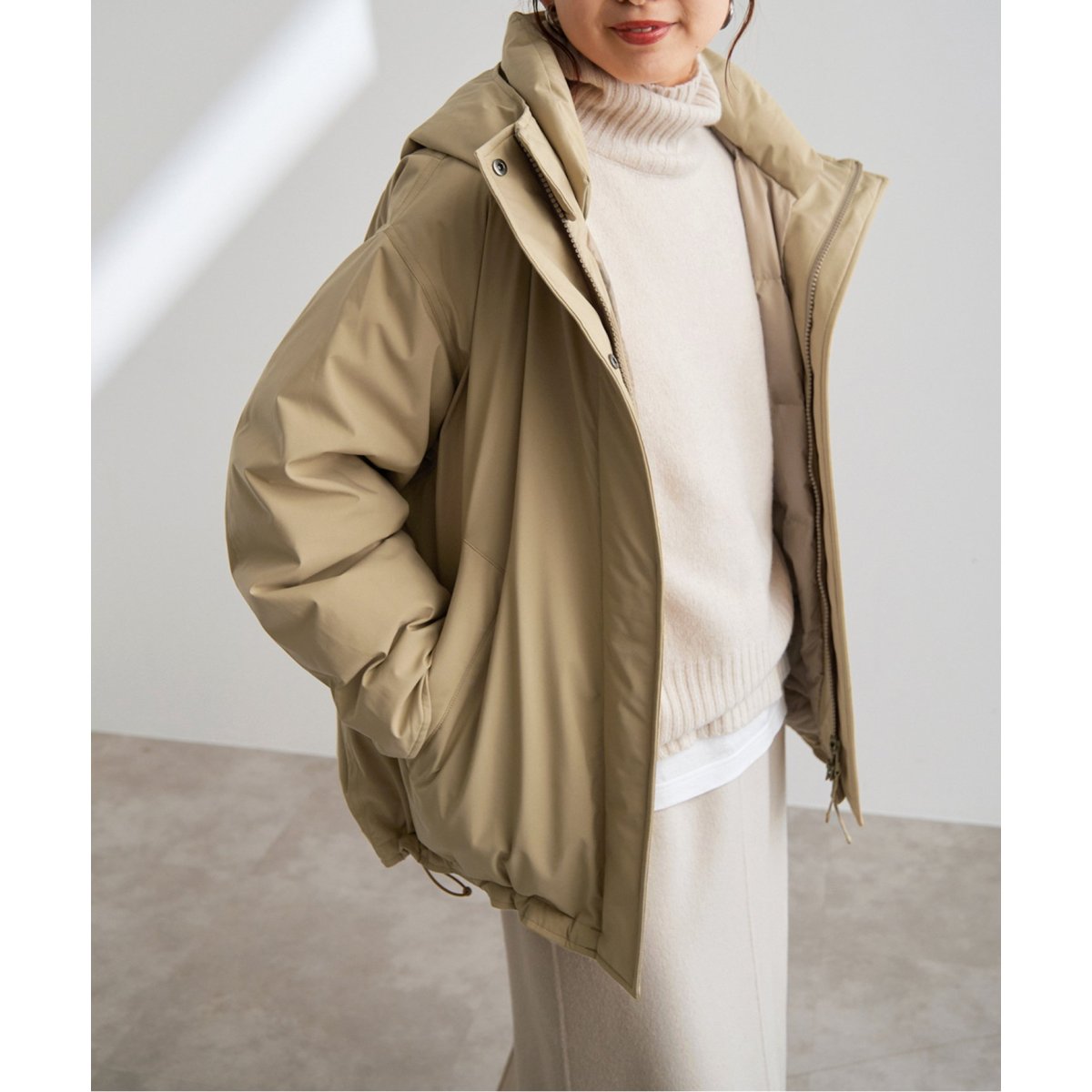 Spick and Span☆撥水フーデッドダウンハーフコート　36 2025年最新】SPick & 撥水フーデッドダウンコートの人気アイテム