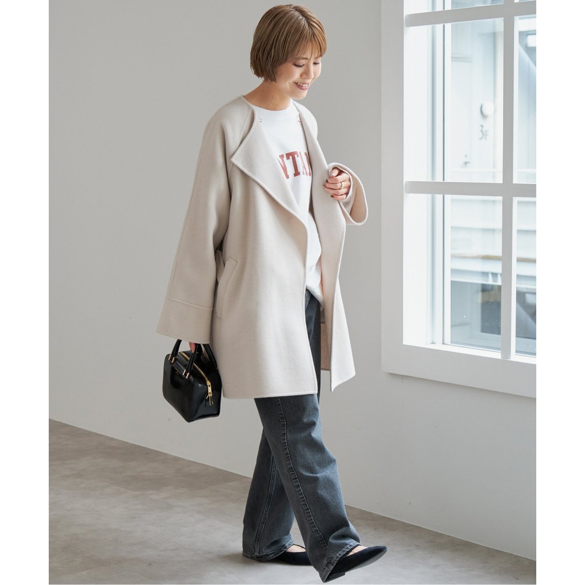 110sリバーポンチョ風コート | スピック＆スパン(Spick and Span