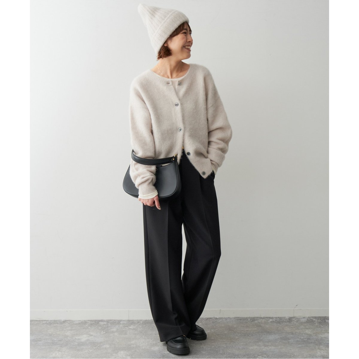 アルパカ2way カーディガン | スピック＆スパン(Spick and Span