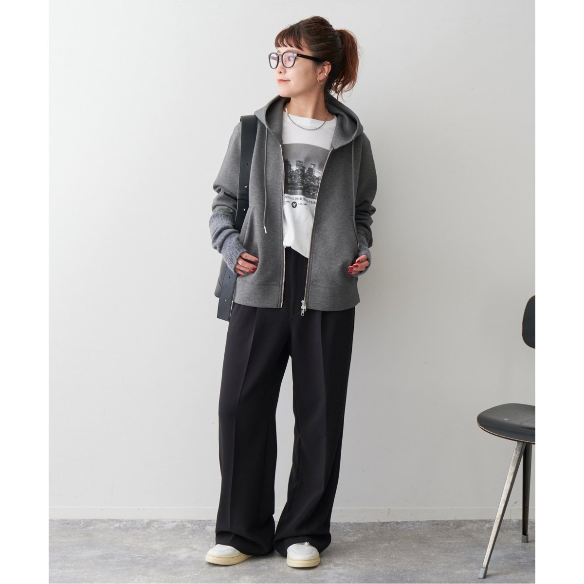 Spick & Span スピックアンドスパン　ストレッチジップフードパーカー ストレッチジップフードパーカー | スピック＆スパン(Spick and