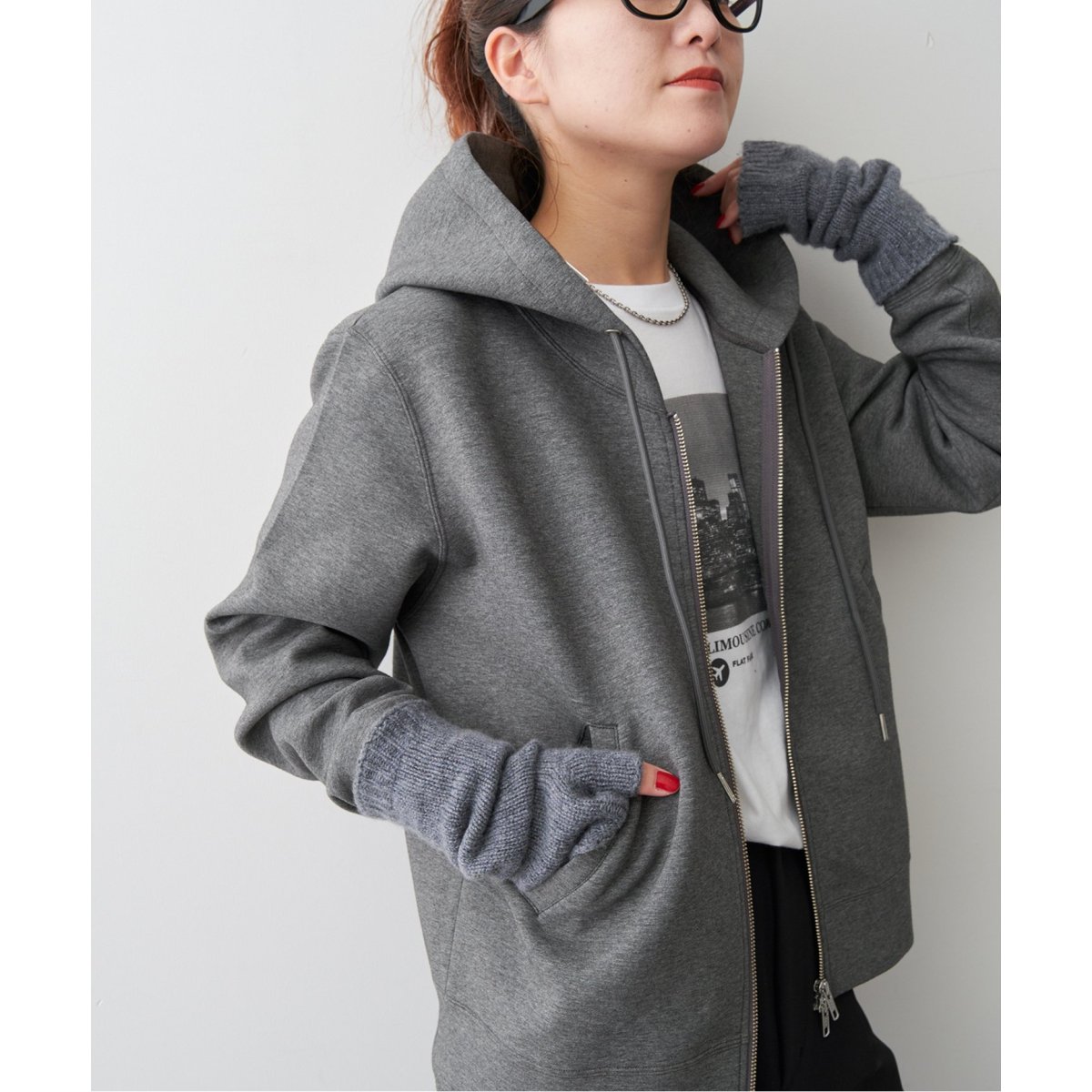 ストレッチジップフードパーカー | スピック＆スパン(Spick and