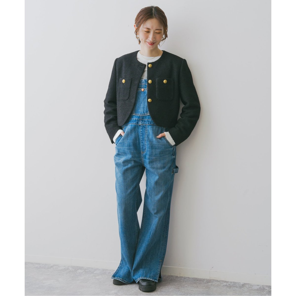 ループヤーンツイードジャケット | スピック＆スパン(Spick and