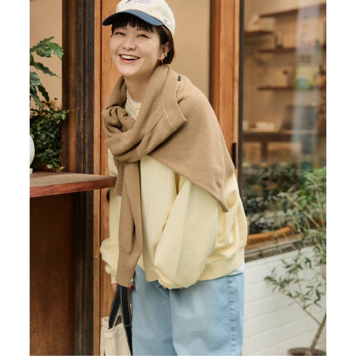 Spick &Span MAO MORITA vintage加工　スウェット MAO MORITA × Spick & Span】VINTAGE加工 スウェット | スピック