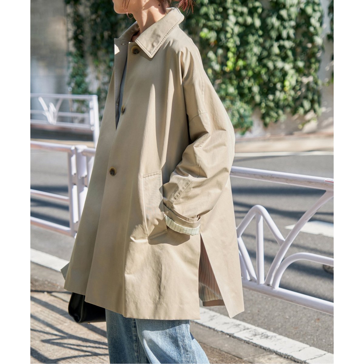 T/Cギャバジンステンカラーコート | スピック＆スパン(Spick and Span