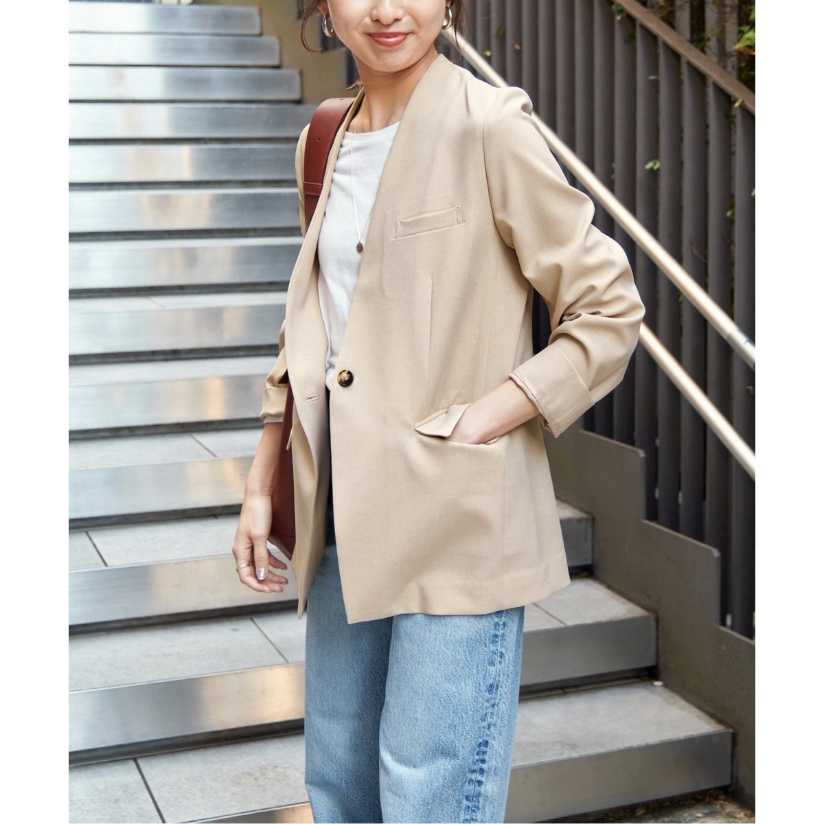 追加》ドライダブルクロスVカラージャケット | スピック＆スパン