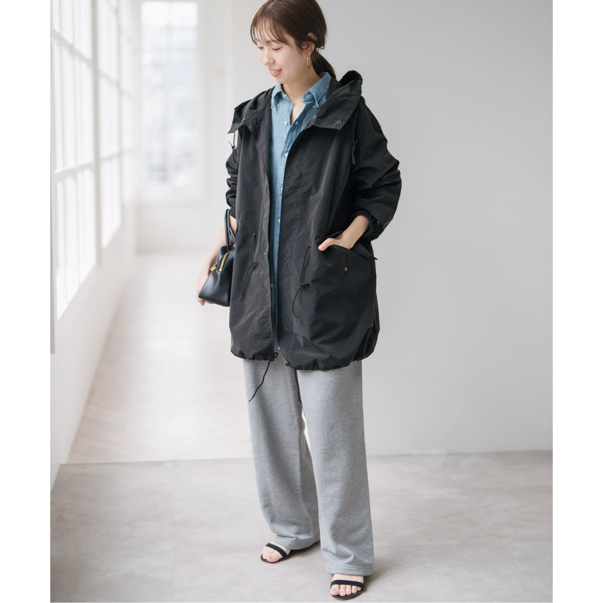 Spick and Span P/Ny 撥水スノーカモパーカーコート 白 Spick & Span（スピックアンドスパン）の「P/Ny 撥水スノーカモ