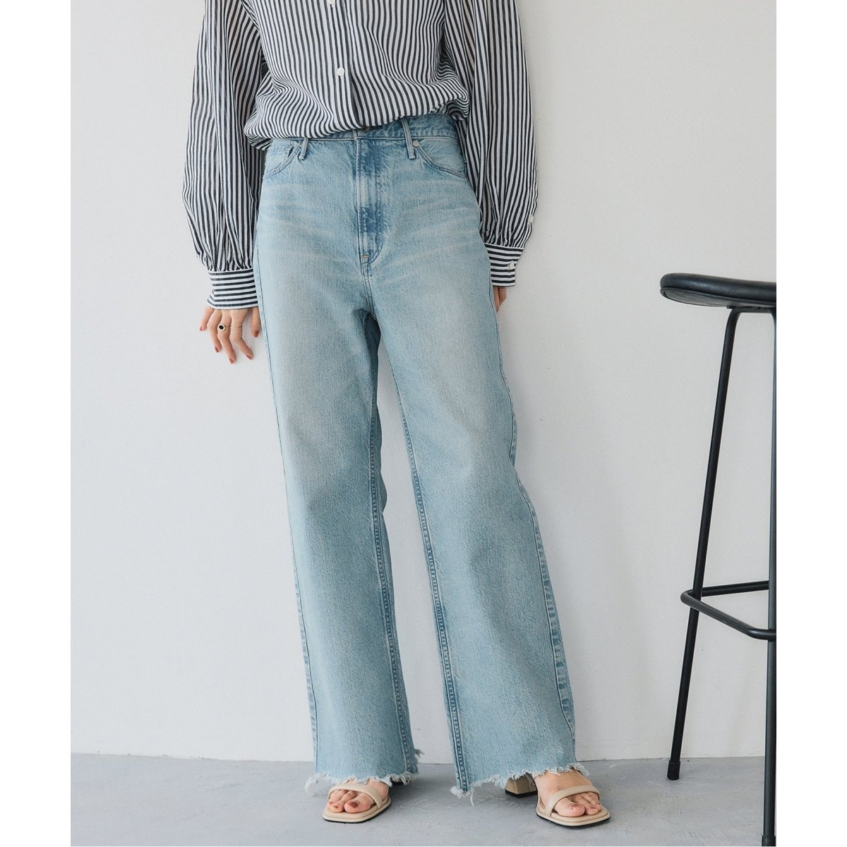 アッパーハイツ 別注 THE GARNET ワイドストレートデニム IENA（イエナ）の「upper hights/アッパーハイツ 別注 THE