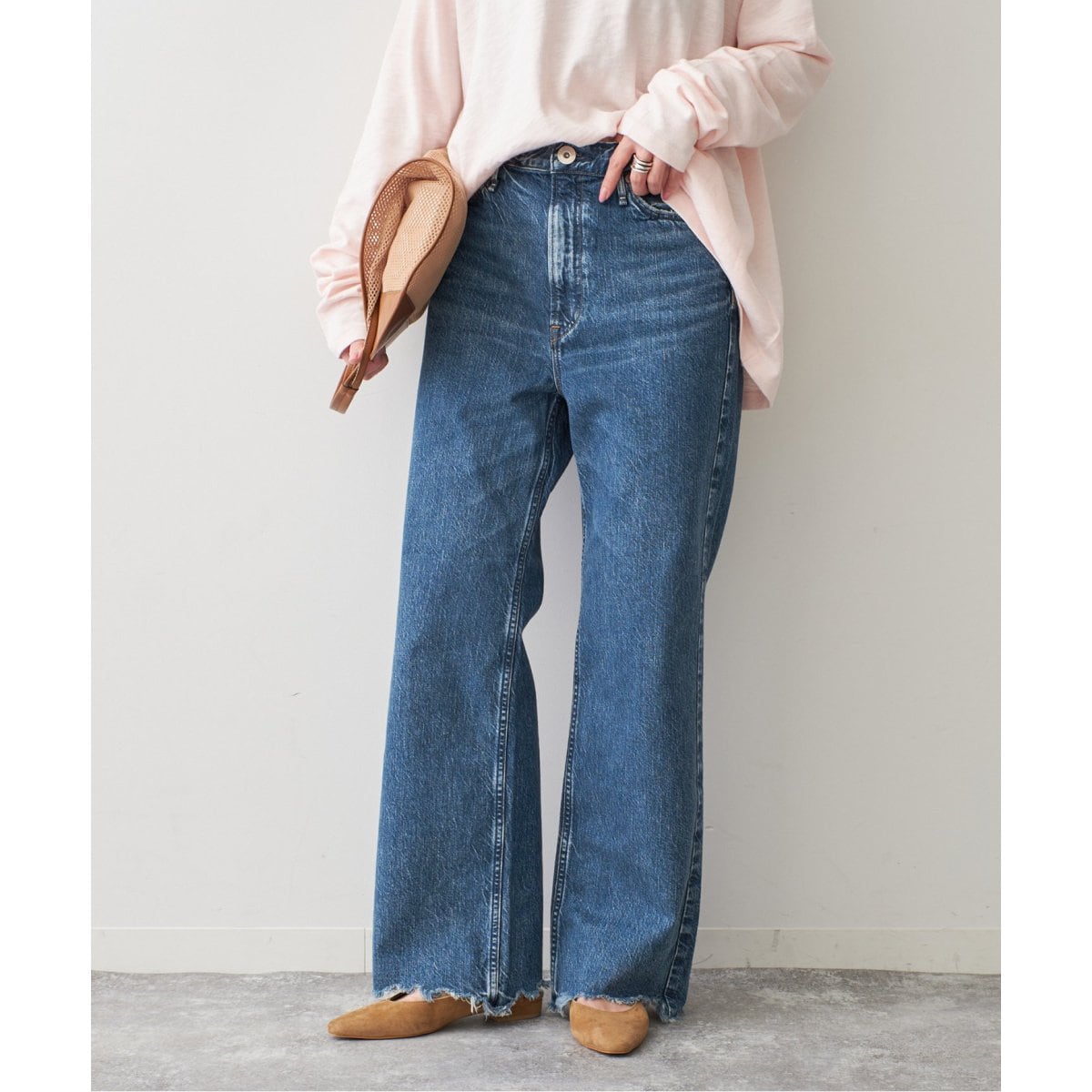 アッパーハイツ 別注 THE GARNET ワイドストレートデニム upper hights/アッパーハイツ 別注 THE GARNET ワイドストレート