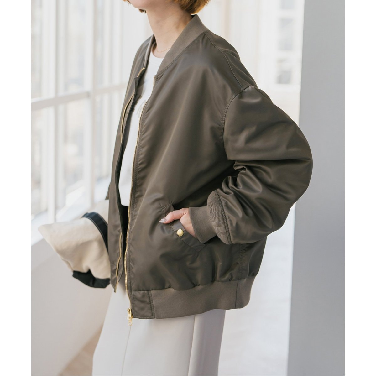 Spick & Span（スピックアンドスパン）の「シアーナイロンジップ