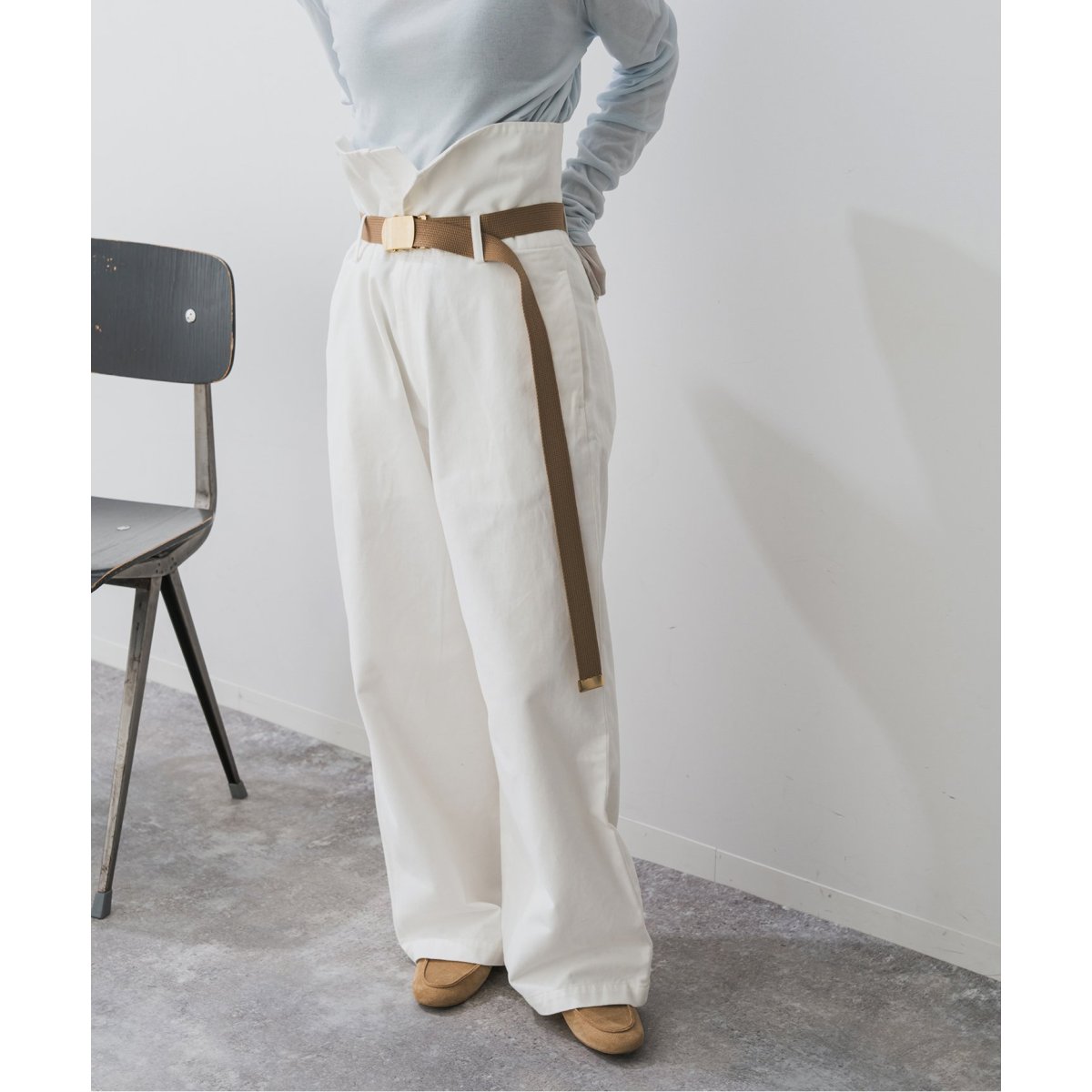 Higuchi*S2WAYハイウエストパンツ | スピック＆スパン(Spick and