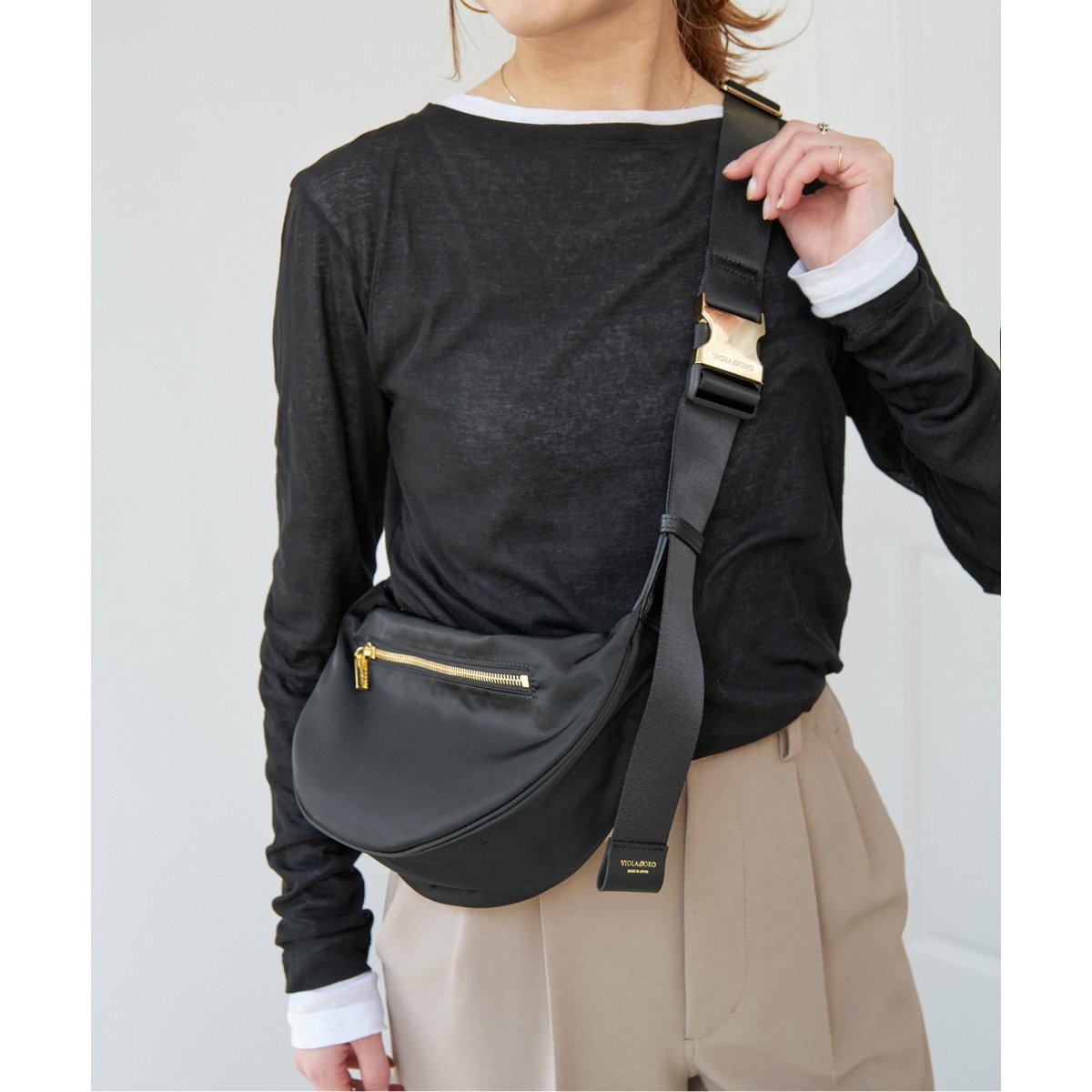 VIOLAd’ORO / ヴィオラドーロ BIANCAナイロンショルダー Spick & Span｜《WEB限定》VIOLAd'ORO / ヴィオラドーロ BIANCA