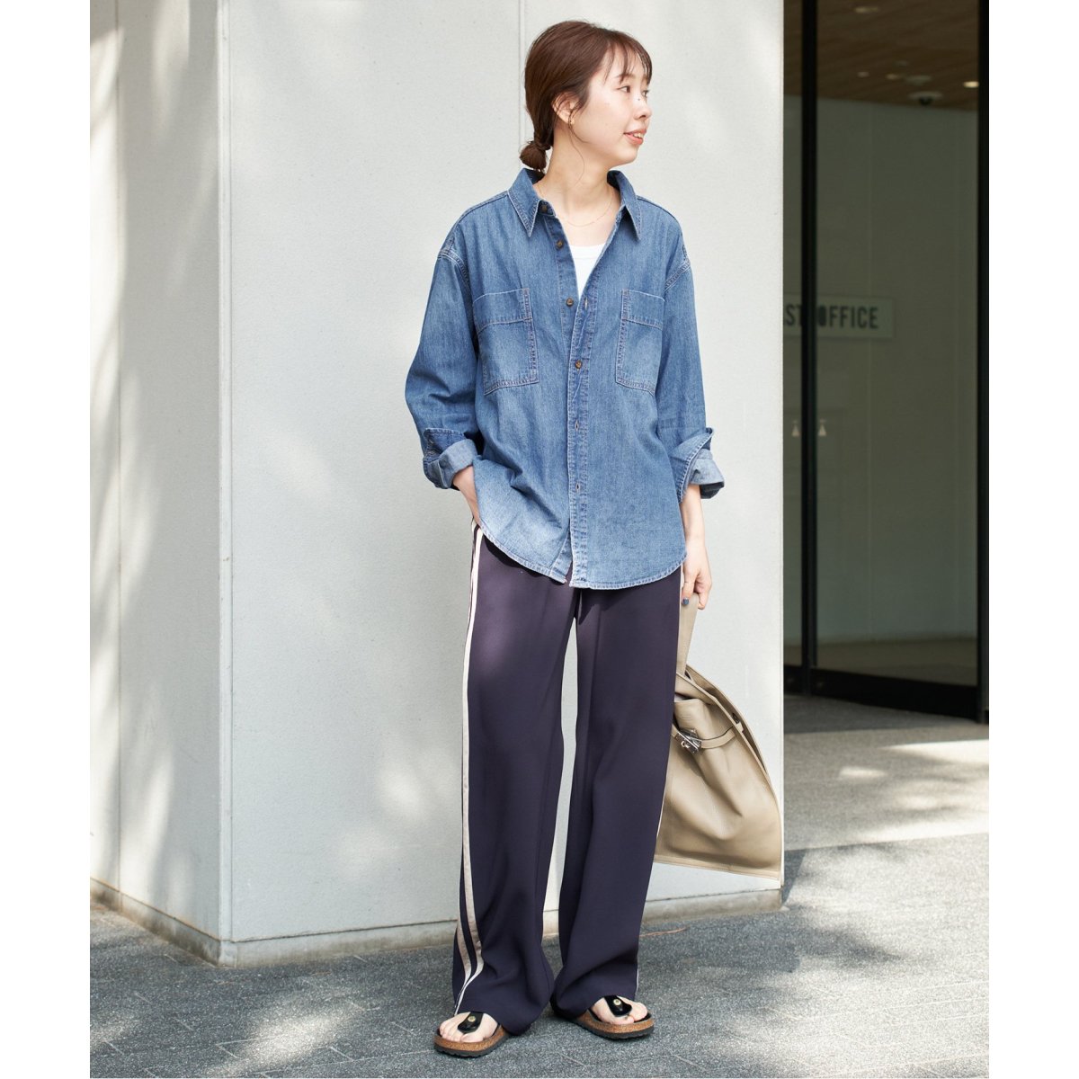 WEB限定 / 追加》ライトオンスデニムシャツ | スピック＆スパン(Spick