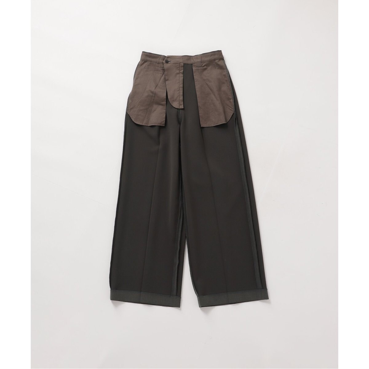 追加2》ダブルクロスツータックパンツ | スピック＆スパン(Spick and