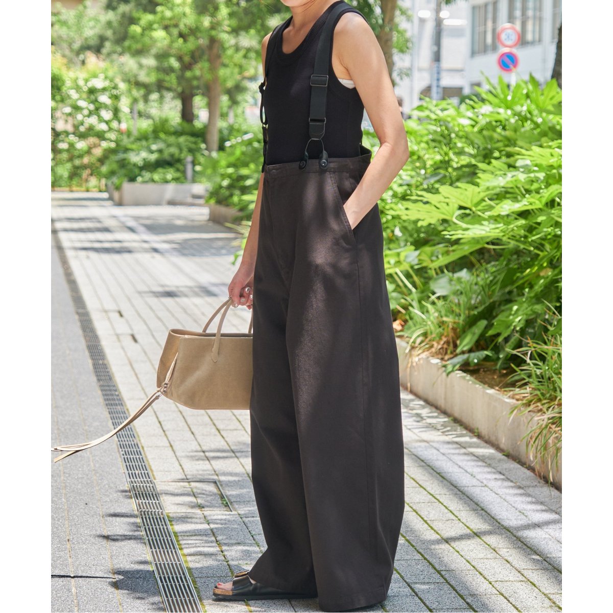 追加2》サスペンダー付きワーカーパンツ | スピック＆スパン(Spick and