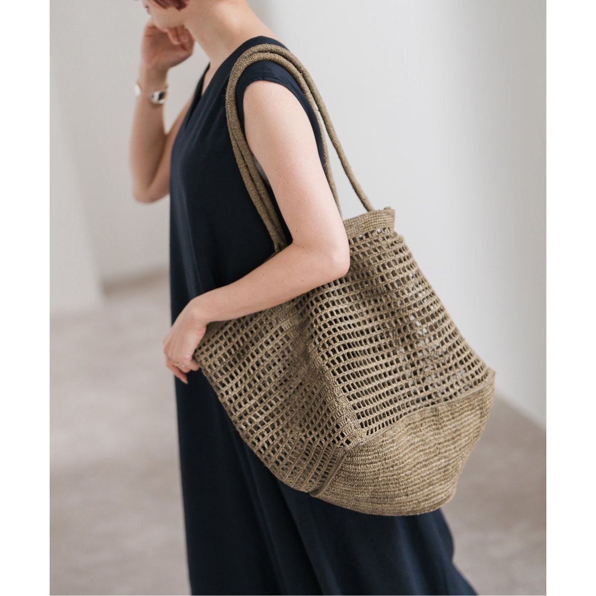 MADE IN MADA/メイドイン マダ HIT BAG（新品タグ付き） MADE IN MADA メイドインマダ かごバッグ HIT BAG ヒット