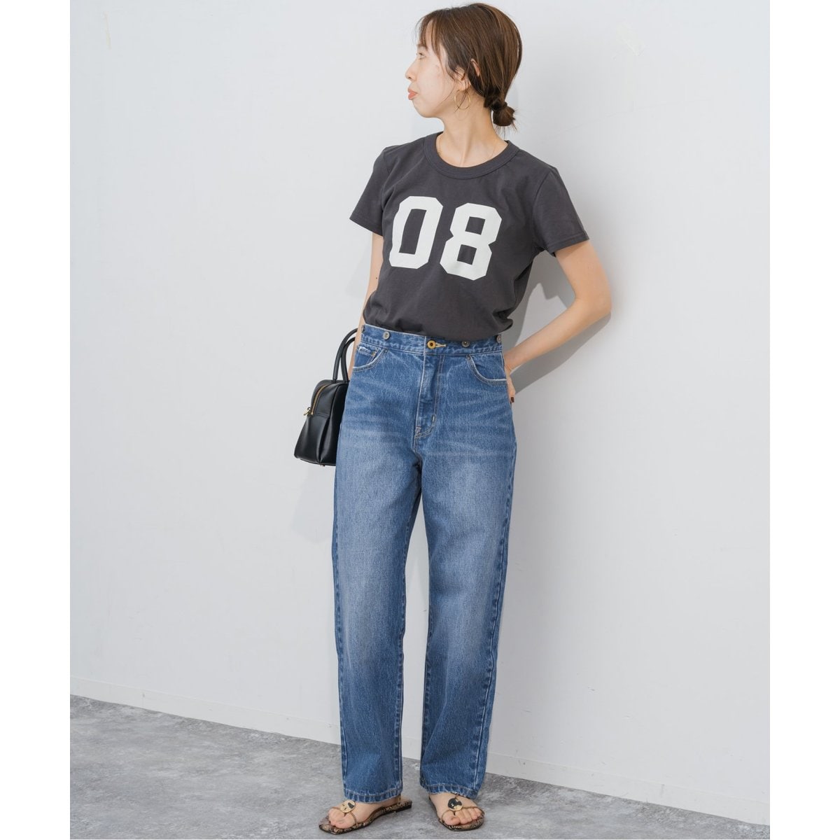 5 1/2 STRAIGHT FIT DENIM | スピック＆スパン(Spick and Span