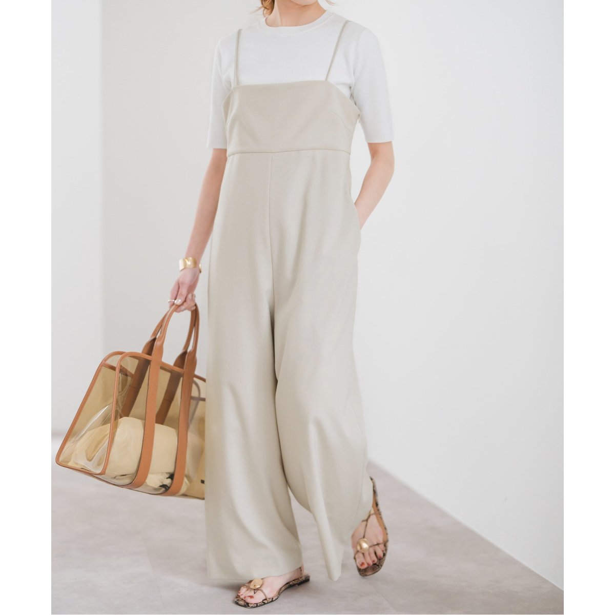 ダブルストリングキャミサロペット | スピック＆スパン(Spick and Span