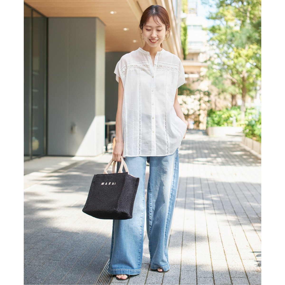 COローンフレンチレースブラウス　Spick&Span ブラック 専用 Spick＆Span ブラウス シャツ COローンフレンチレースブラウス