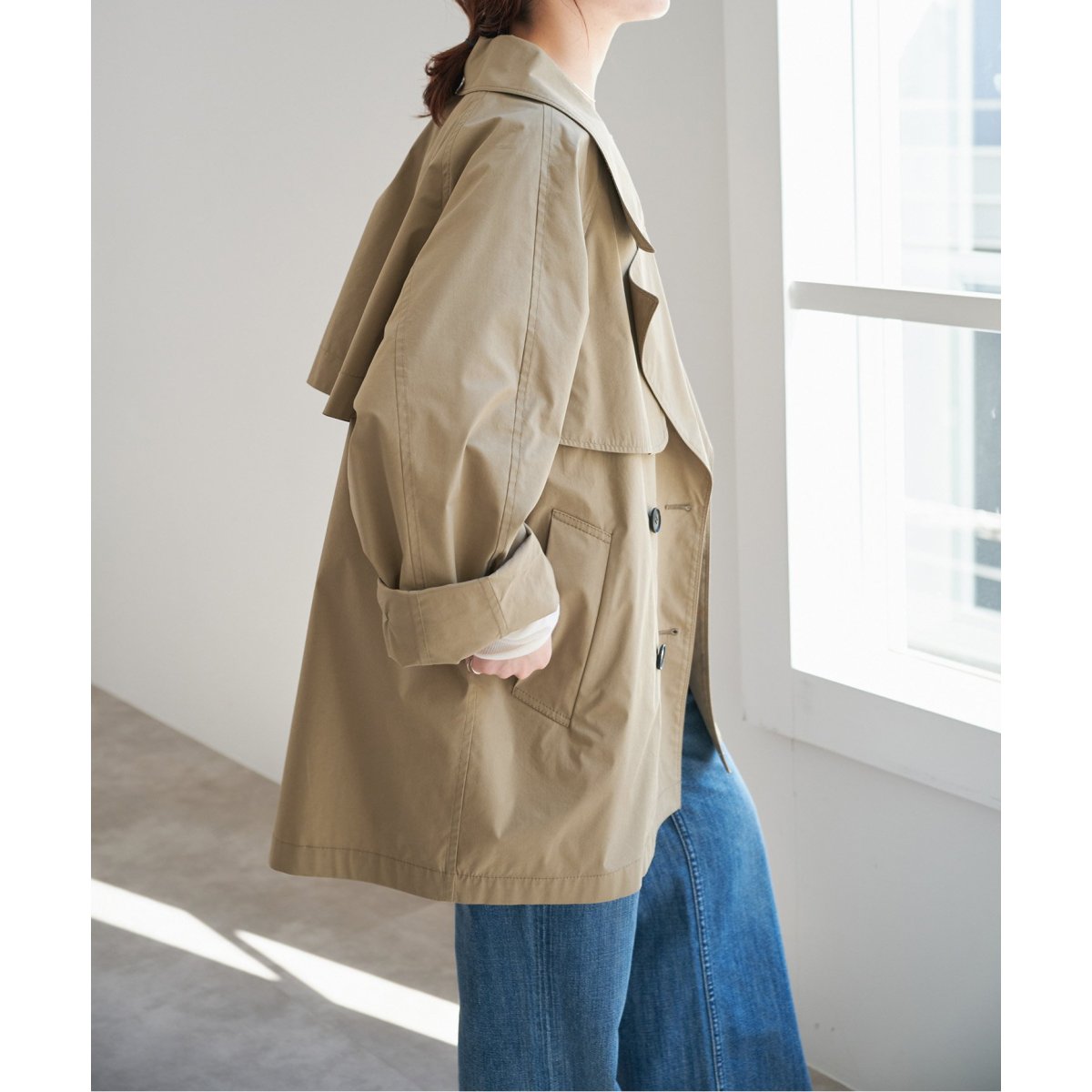 スピック＆スパン(Spick and Span) レディース トレンチコート