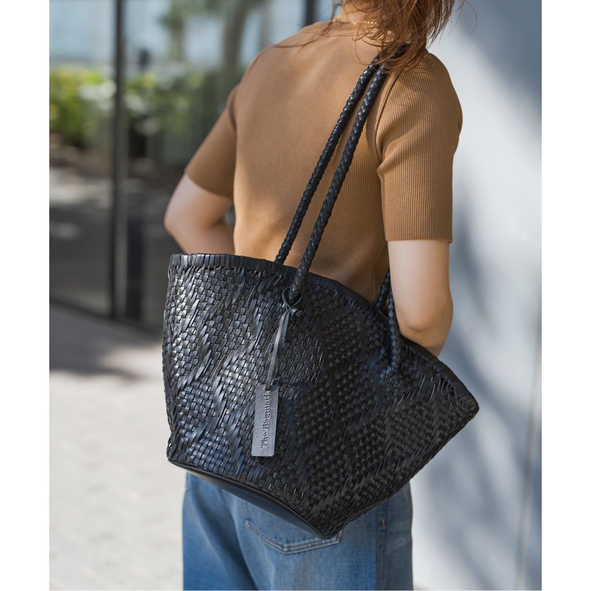 【BAGMATI/バグマティ】メッシュバック： 未使用 Bagmati/バグマティ レザーメッシュバッグ | スピック＆スパン