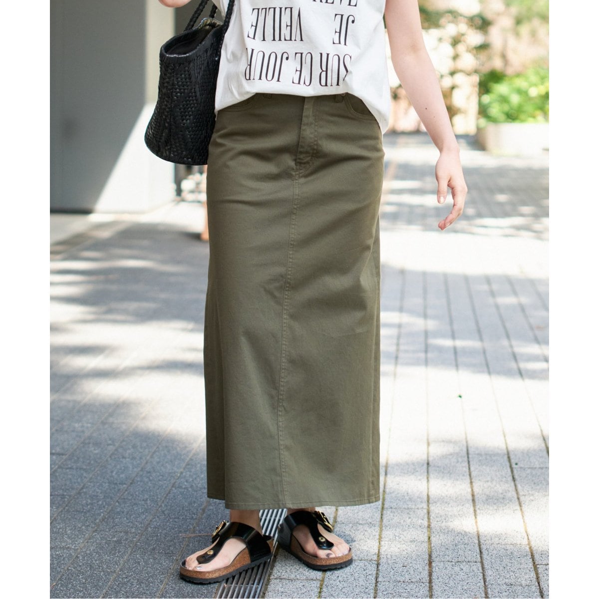 新品【Spick and Span】5 1/2 FLARE LINE スカート Spick & Span（スピックアンドスパン）の「5 1/2 FLARE LINE