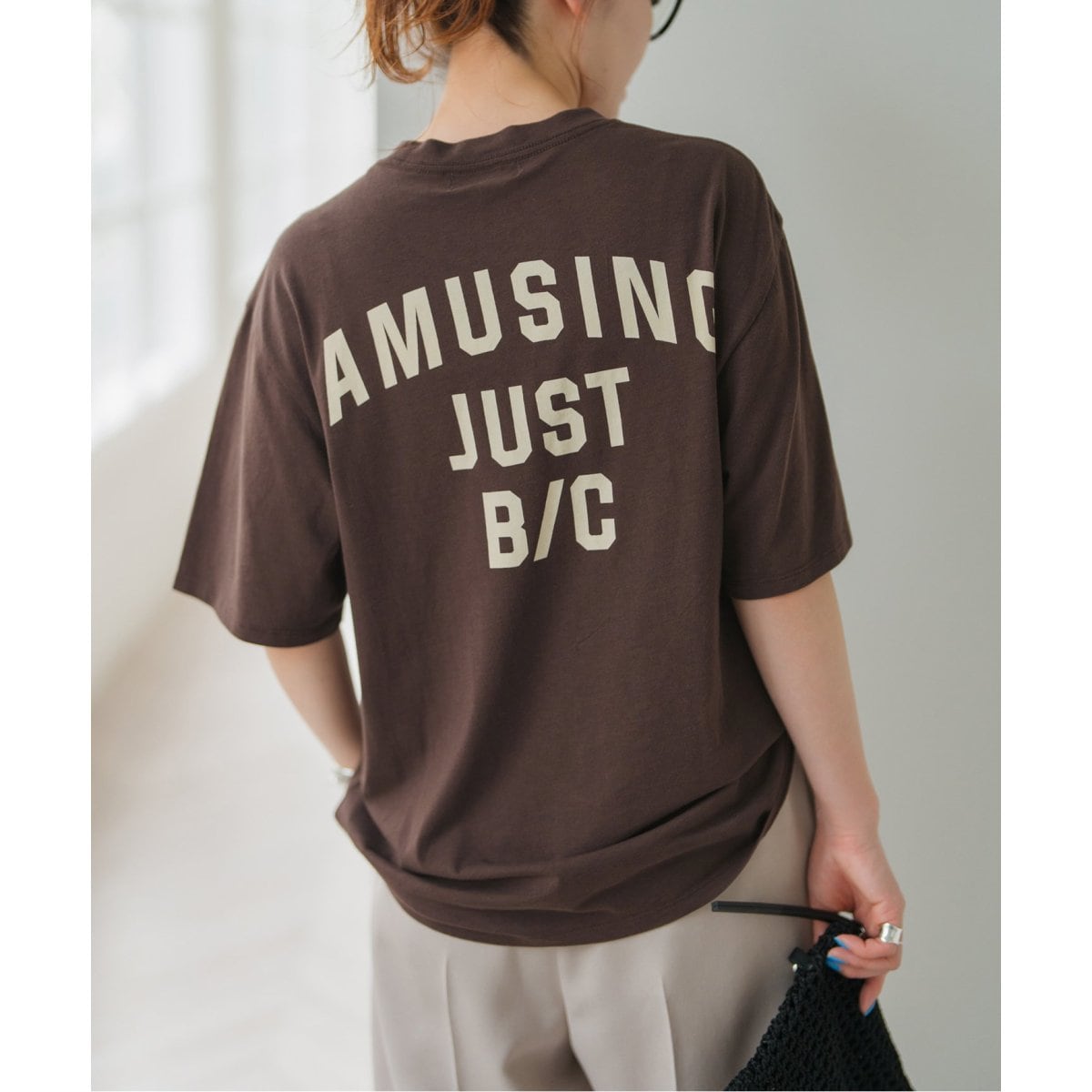 スピックアンドスパン　汗染み防止　コクーンシルエットTシャツ　新品　spick 汗ジミ防止 / コクーンシルエットTシャツ（Tシャツ／カットソー