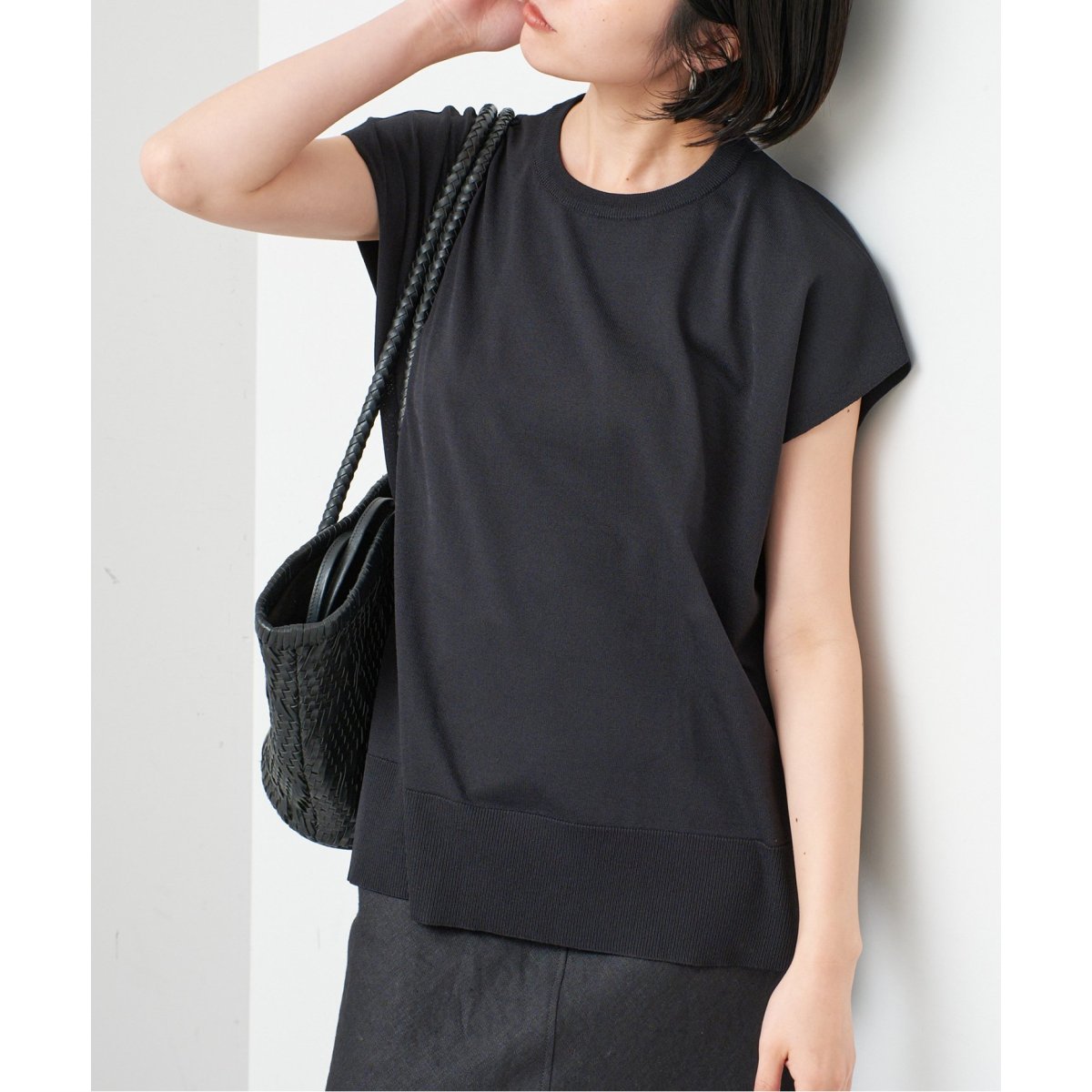 Spick and Span 14GWASHABLEフレンチスリーブプルオーバー 一部店舗+WEB限定》14GWASHABLEフレンチスリーブプルオーバー