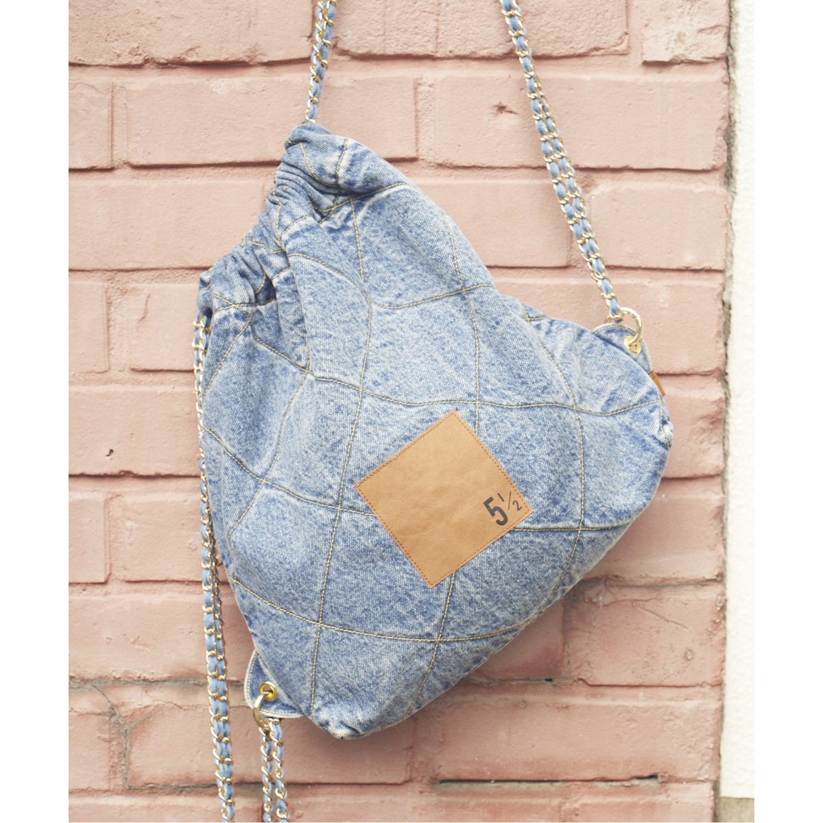 5 1/2 DENIM KNAPSACK | スピック＆スパン(Spick and Span