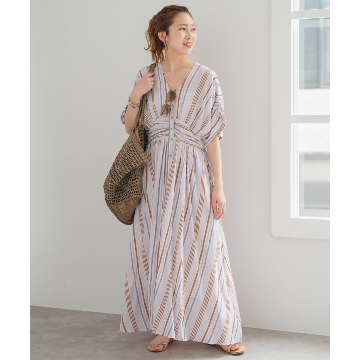 ne Quittez pas / ヌキテパ WAIST GATHER DRESS | スピック