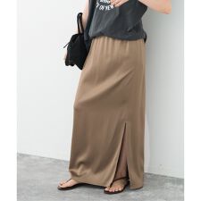 サテンイージースカート