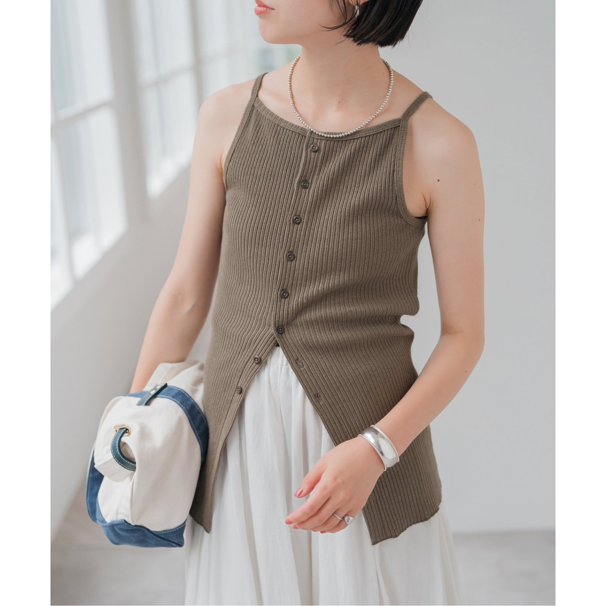 Spick＆Span キャミソール 「WEB限定追加3」クロシェニット