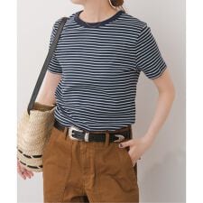 PETIT BATEAU / プチバトー MC COL ROND