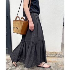 《追加予約》エンブロイダリーレーススカート