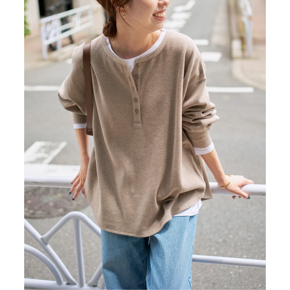 追加》2枚SETヘンリーネックプルオーバー | スピック＆スパン(Spick