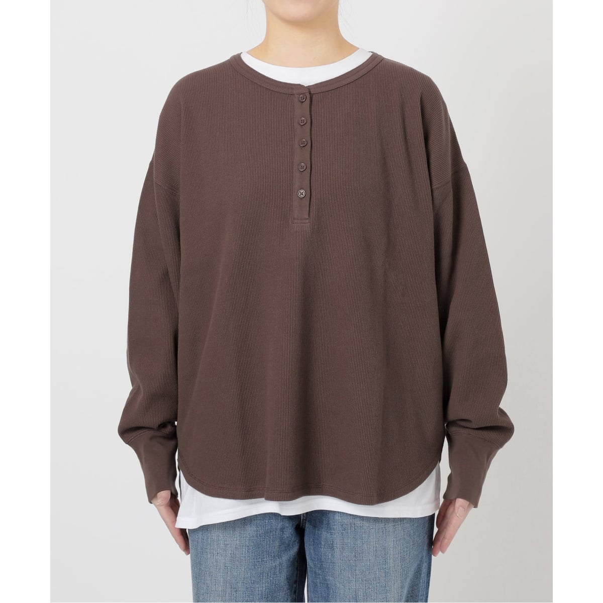 追加》2枚SETヘンリーネックプルオーバー | スピック＆スパン(Spick