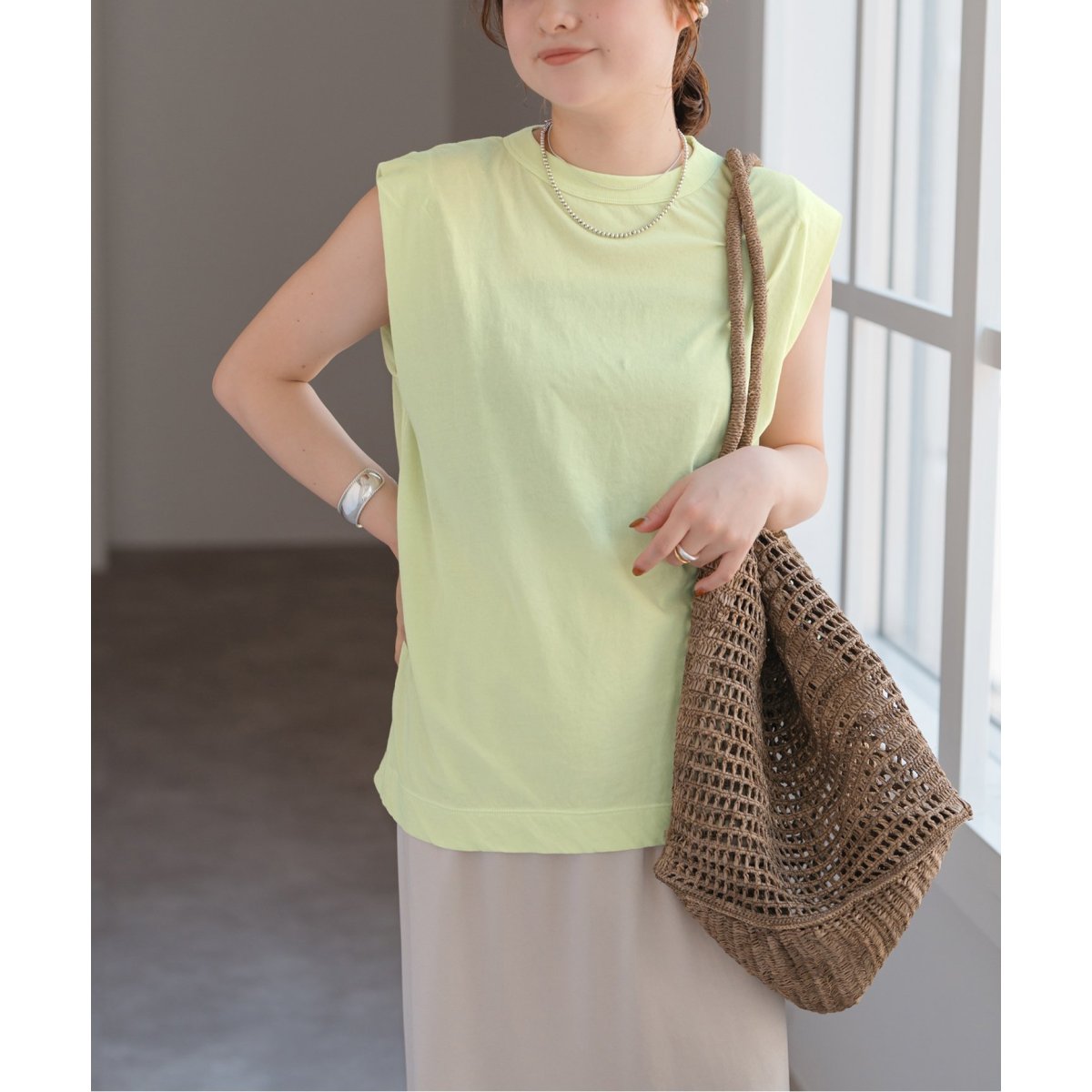 ATON/エイトン FRESCA SINGLE JERSEY TANK TOP | スピック