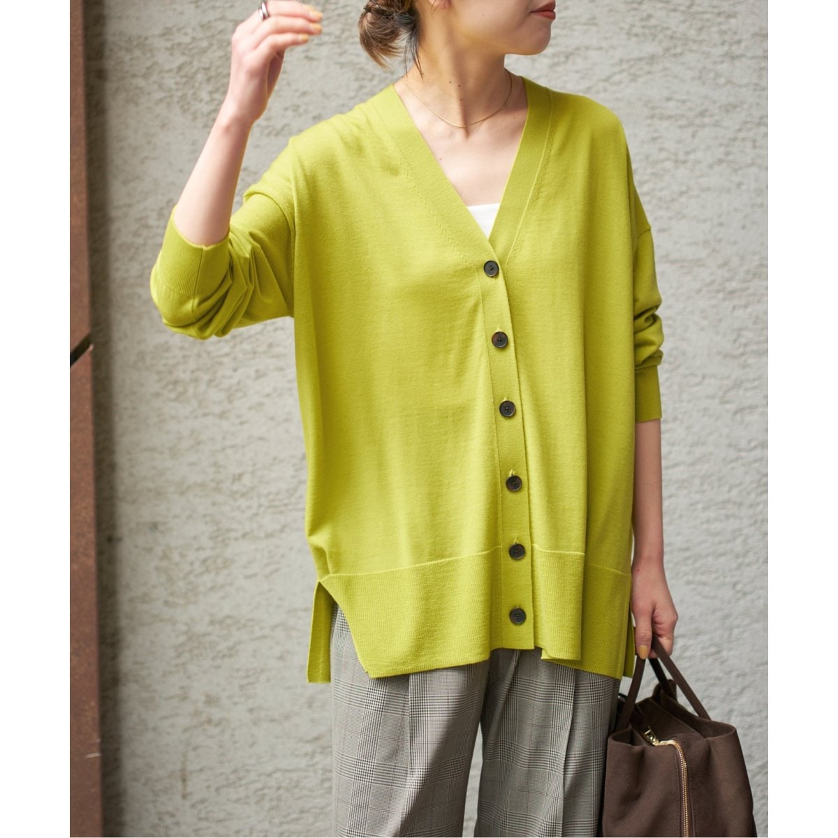 spick&span グレーガーディガンブラウスセット cd009-86963-04b.jpg?basethum=225
