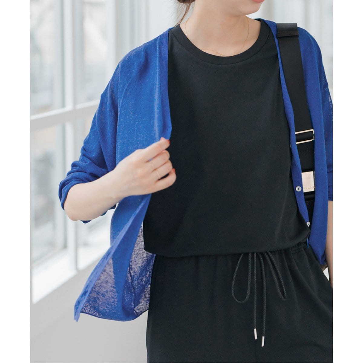 Spick&Spanウォッシャブクルーネックカーディガン Spick & Span｜《WEB限定追加3》ウォッシャブクルーネック