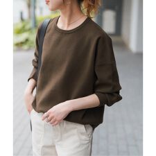 《予約》ウォッシャブルPEバルキーヤーンルーズニット