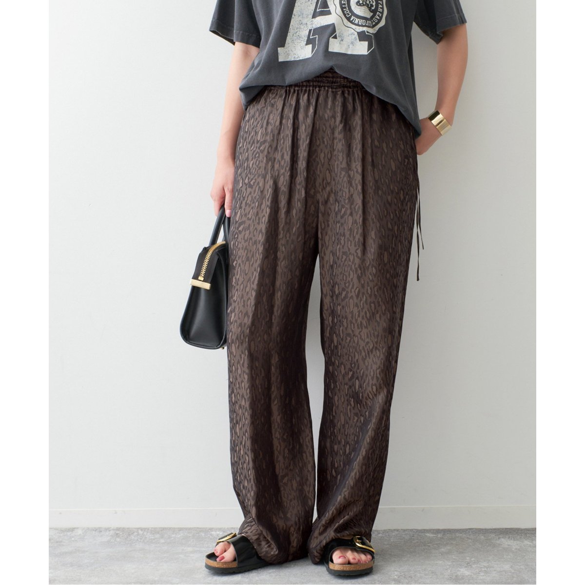 TICCA レオパード柄 ワイドパンツ TICCA / ティッカ レオパード